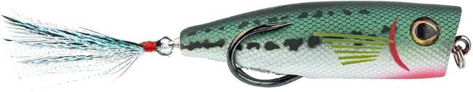 SNAG Proof Zoo Pop Topwater Lure | Weedless Design for Bass Fishing | Baby Bass, 3/8 oz.