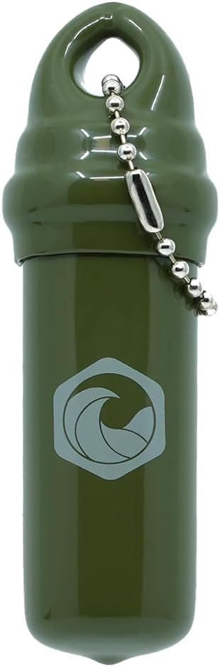 Seahive Floating Keychain (1 pack) with Waterproof Safety Container Boat Key Float - Pontoon, Fishing Accessories key holder