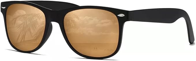 DEMIKOS Sunglasses Men Polarized Sunglasses for Mens Womens Retro Mirror Lens for Driving Fishing UV Protection