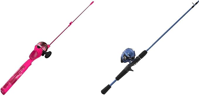 Zebco Splash Kids Spincast Reel and Fishing Rod Combo, 29" Durable Floating Fiberglass Rod with Tangle-Free Design, Oversized Reel Handle Knob, Pre-Spooled with 6-Pound Zebco Fishing Line