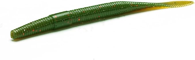 Soft Baits Finesse Worms Flat Tail Stick Worm(10cm/3.94in 2.9g/0.1oz. 6 Color Option)