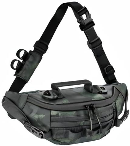 THKFISH Fishing Waist Pack, Fishing Tackle Bag Waterproof Fanny Pack for Women & Men Portable Sling Bag
