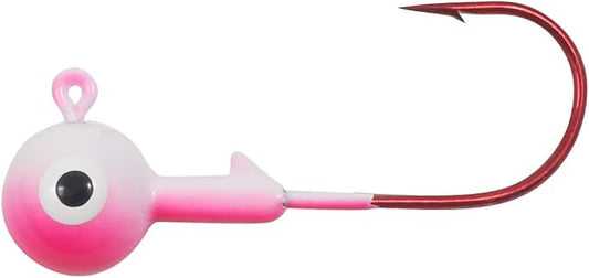 Northland Tackle Gum-Ball Fishing Jig Heads for Walleye, Bass, Trout, Crappie, & Panfish – 22 Lure Colors, Bulk Packs, 8 Sizes (1/64, 1/32, 1/16, 1/8, 3/16, 1/4, 3/8, & 1/2 Oz)