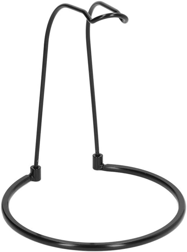 Stainless Steel Fishing Reel Rack - Portable Rod Holder Stand for Display & Storage Reel Bracket, 16.5x14.5x3cm(Black)