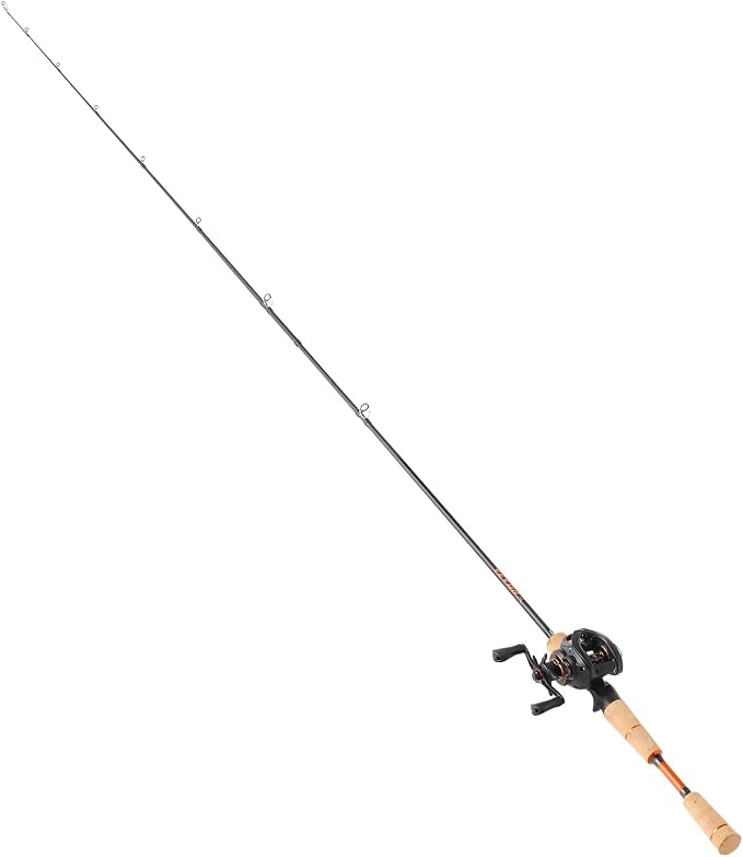 VEVOR Rod and Fishing Reel Combo, IM6/7 Carbon Fiber Spinning/Baitcasting Rod and Reel Combo, Bass Fishing Pole, Stainless Steel Guides with Ceramic Rings