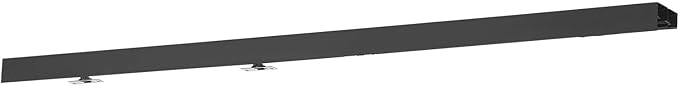 VEVOR Bypass Sliding Door Hardware Kit, 5 ft Aluminum Alloy Dual-Track Bypass Door Hardware, Smooth and Quiet Sliding, Easy to Install, for 1" to 1 3/4" Thickness 30" Width 2 Door System, for Closet
