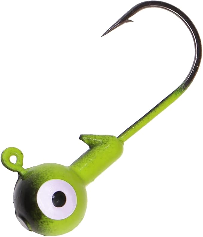Fishing Lures Jig Heads,Ball Heads 1/32oz-1oz,Sharp Fishing Hooks for Freshwater or Saltwater