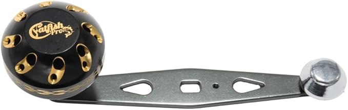 Catfish Pro Tournament Series Power Handle for 600CTS, Fishing for Fun Reel, Abu Garcia Ambassadeur C3/C4/S/SX 5000-6600 | Premium Fishing Handle | Baitcaster Enhances Reel Performance & Comfort