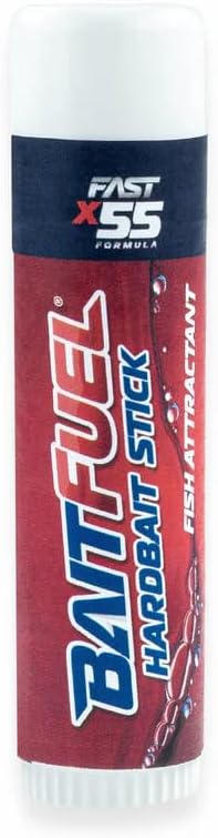 BAITFUEL X55 Freshwater Formula Hardbait Stick for Fishing: The Supercharged Fish Scent Technology with Powerful Attractants and Taste Enhancers That Fish Bite | Single