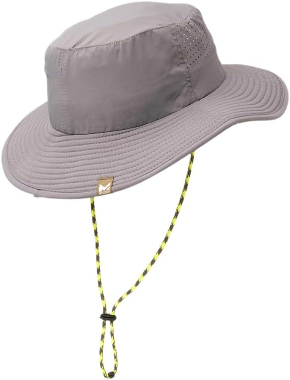 MISSION Cooling Anywhere Boonie Hat, Charcoal - Unisex Wide-Brim Hat for Men & Women - Lightweight & Durable - Cools Up to 2 Hours - UPF 50 Sun Protection - Machine Washable