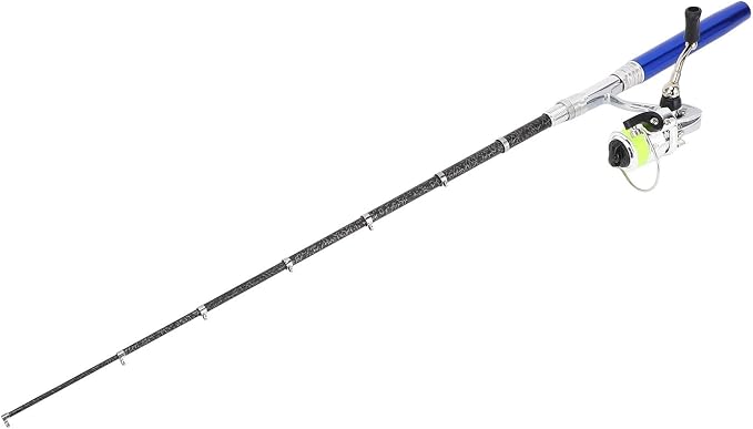 Telescopic Fishing Rod Reel Combo Lightweight Fishing Rod Spin Reel System for Freshwater Saltwater Mini Pen Fishing Pole Kit