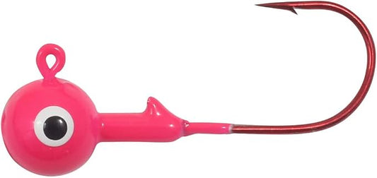 Northland Tackle Gum-Ball Fishing Jig Heads for Walleye, Bass, Trout, Crappie, & Panfish – 22 Lure Colors, Bulk Packs, 8 Sizes (1/64, 1/32, 1/16, 1/8, 3/16, 1/4, 3/8, & 1/2 Oz)