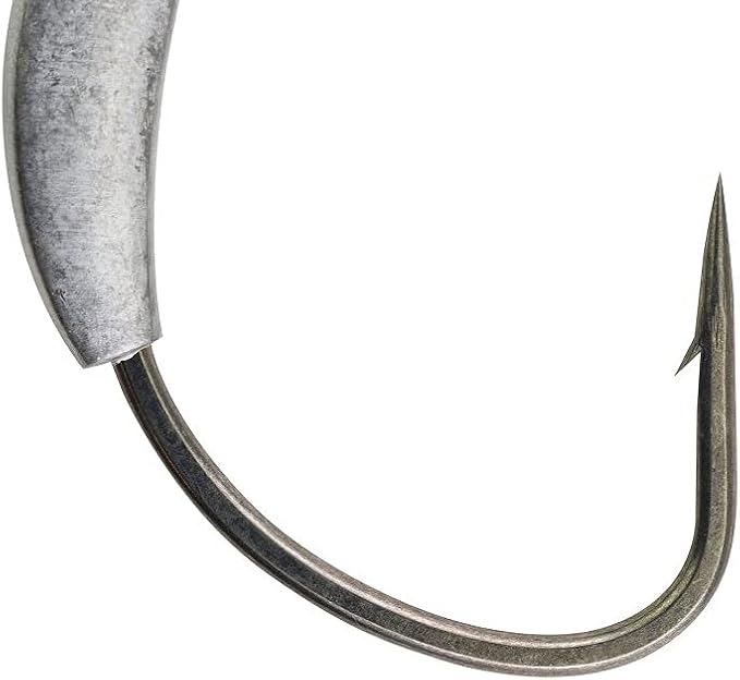Berkley Fusion19 Wide Gap Live Bait Hooks, Size 4 Fishing Hooks, Needle Point with SlickSet Coating for Easy Penetration, Forged for Added Strength