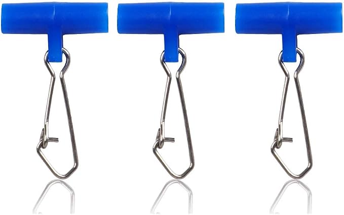 Dr.Fish Sinker Slides for Fishing, Sinker Weight Silder Line Slide Sleeve Swivel Duo Lock Snaps for Saltwater Surf Bottom Fishing Fish Fider Rig Catfish Rig