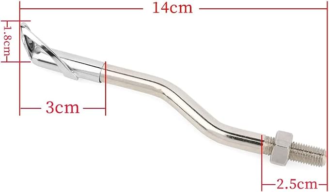 AMEYXGS Bowfishing Power Rod Line Guide Rod Slingshot Fishing Reel Seat Attachment Spin Cast Reels Holder Breakout Shoot Through Stainless Steel