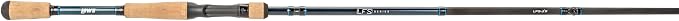 Lew's LFS Casting Fishing Rod, LFS-X3 Blank, Cork Split-Grip, Fuji Concept O Guides, Full Contact Reel Seat, Blue/Black