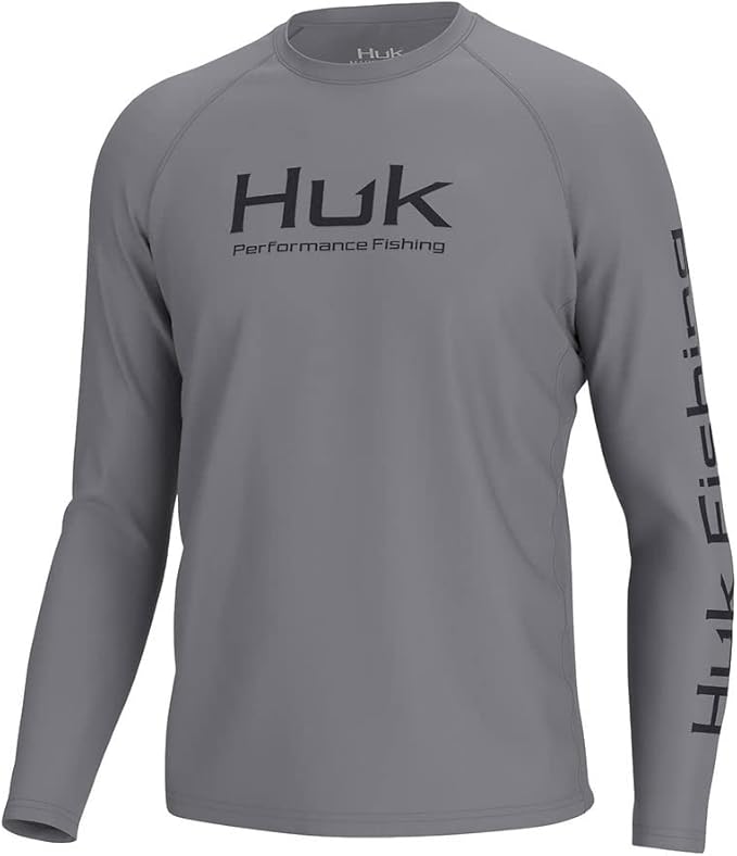 HUK Men's Pursuit Vented Long Sleeve Fishing Shirt (+30 UPF)