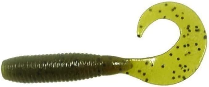 Yamamoto 5" Single Tail Grub Soft Plastic Fishing Angling Swimbait Lures with Tail-Curling Action - 20 Pack