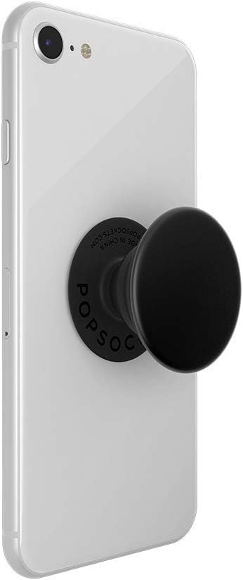 PopSockets Adhesive Phone Grip, Holder, Phone Stand, Black - Aluminum Black