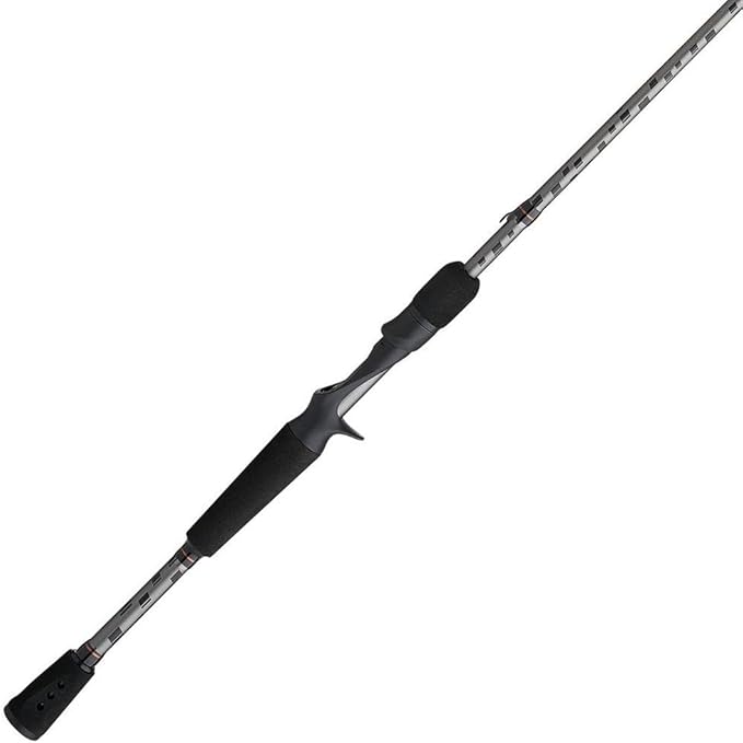Abu Garcia Vengeance Casting Fishing Rod, 1-Piece Graphite Fishing Rod for Freshwater or Saltwater Fishing, Shock Absorbing Tip