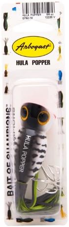 Arbogast Hula Popper Topwater Bass Fishing Lure