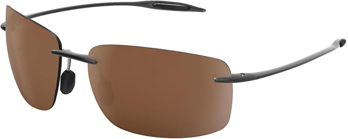 JULI Sports Sunglasses for Men Women Tr90 Rimless Frame for Running Fishing Golf Surf Driving MJ8009