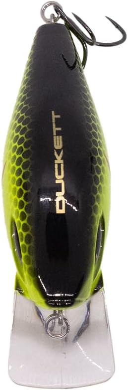 Duckett Fishing Squarebill Crankbait, Shallow Water Bass Lure with Aggressive Action and Deflections