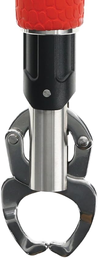 Bubba Fish Lip Grabber, Non-Slip Handle, Easy Reach Trigger, Analog Fish Scale, Marine Rated Stainless Steel for Freshwater and Saltwater Fishing