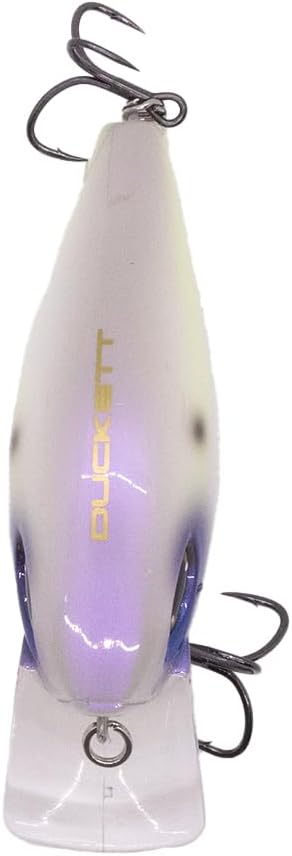 Duckett Fishing Squarebill Crankbait, Shallow Water Bass Lure with Aggressive Action and Deflections