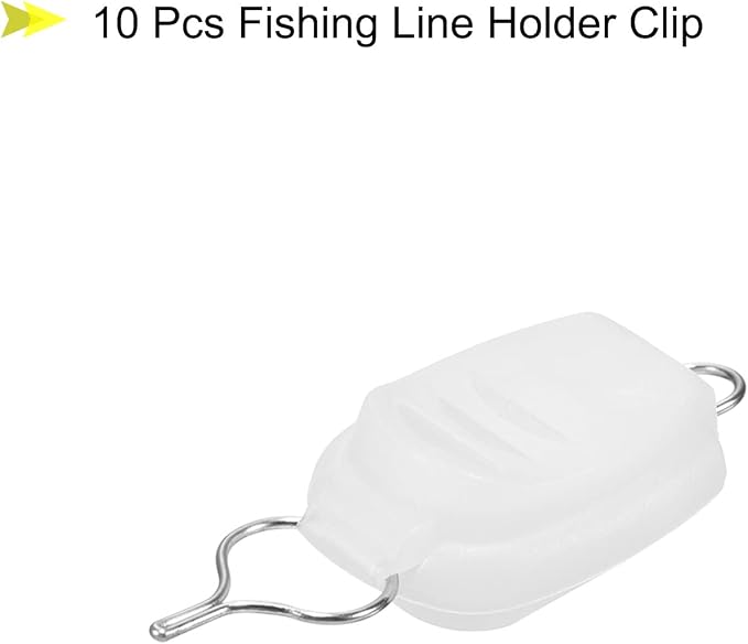 PATIKIL Fishing Line Holders, Baitcasting Reel Fishing Line Holder Clip Buckle Stopper Line Keeper Accessories