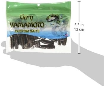 Yamamoto 5" Single Tail Grub Soft Plastic Fishing Angling Swimbait Lures with Tail-Curling Action - 20 Pack