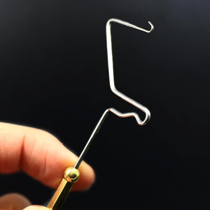 HERCULES Fly Tying Tools, Fly Tying Kit with Bobbin Thread Holder, Wire Threader, Knot Whip Finisher, Hackle Plier, Bodkin, Fly Fishing Lure Making Accessories