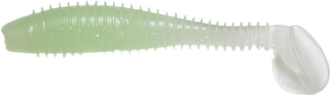 50pcs Soft Plastic Swimbait, 7cm Soft Fishing Lures, T-Tail Swim Baits Kit for Bass Trout for Saltwater and Freshwater