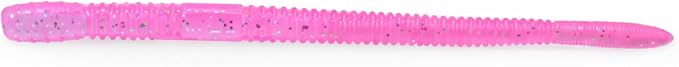 10Pcs Soft Plastic Worms for Bass Fishing, Multicolor Stick Worm Set, Freshwater Fishing Bait
