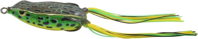 Northland Fishing Tackle Reed Runner Weedless Hollow Body Topwater Popping Frog for Bass Fishing, Assorted Colors, 1.75" Length