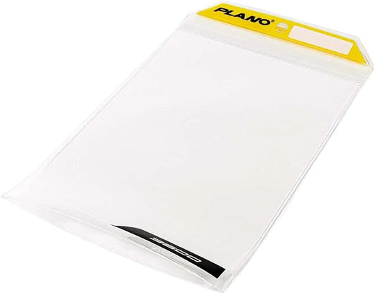 Plano StowAll Series 3600 Waterproof Storage Bag, 7.25”L x 11”H, Transparent, TPU Plastic Bags for Soft Baits & Fishing Tools, Water-Resistant Storage Bags
