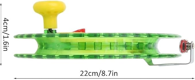 Dilwe Fishing Line Reel, ABS Multifunction Sea Fishing Wheel Hand Wire Wrapping Fly Line Fishing Reel Accessory