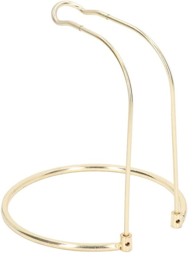 Stainless Steel Fishing Reel Rack - Portable Rod Holder Stand for Display & Storage Reel Bracket, 16.5x14.5x3cm(Gold)