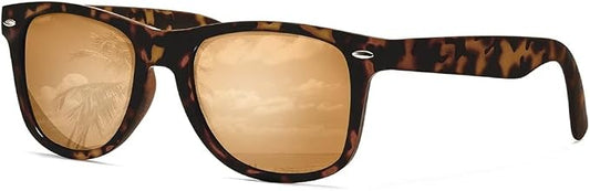 DEMIKOS Sunglasses Men Polarized Sunglasses for Mens Womens Retro Mirror Lens for Driving Fishing UV Protection