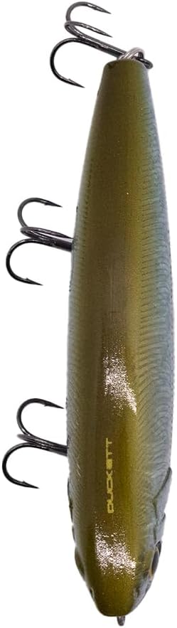 Duckett Fishing Super Sound 110 Topwater, High-Impact Walking Lure for Attracting Aggressive Bass Strikes