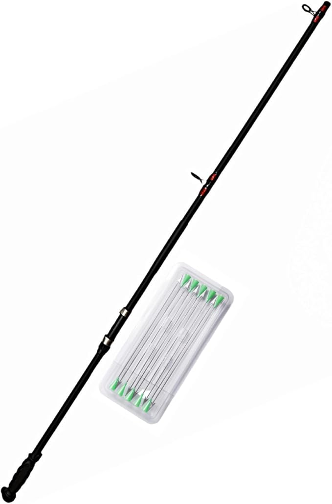 Slock Master Big Bore Fish Hawk, .625 Caliber Blow Barrel, 5 Foot Long, Line Guides for Fishing Line, 10 Big Bore 12" Fishing Darts, Reel Sold Separately, Try The Challenge of Blow Dart Fishing!