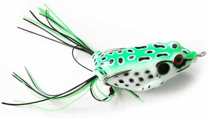 5pcs Frog Lure Ray Frog Topwater Fishing Crankbait Lures/Artificial Soft Bait 5.5CM 8G Soft Tube Bait,Especially for Bass Snakehead,Freshwater Soft Bai Musky Tackle Box Spitted weedless bas