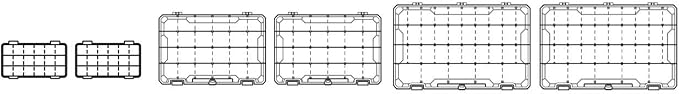 Flambeau Outdoors T5PW "IKE" Multiloader Tackle Box, Fishing Organizer with Tuff Tainer Boxes Included, Zerust Anti-Corrosion Technology - Translucent Red/Gray
