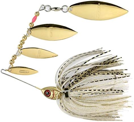Booyah Shad Blade-Bait Fishing Lure, Pearl Shiner, Mini Shad (3/16 oz)