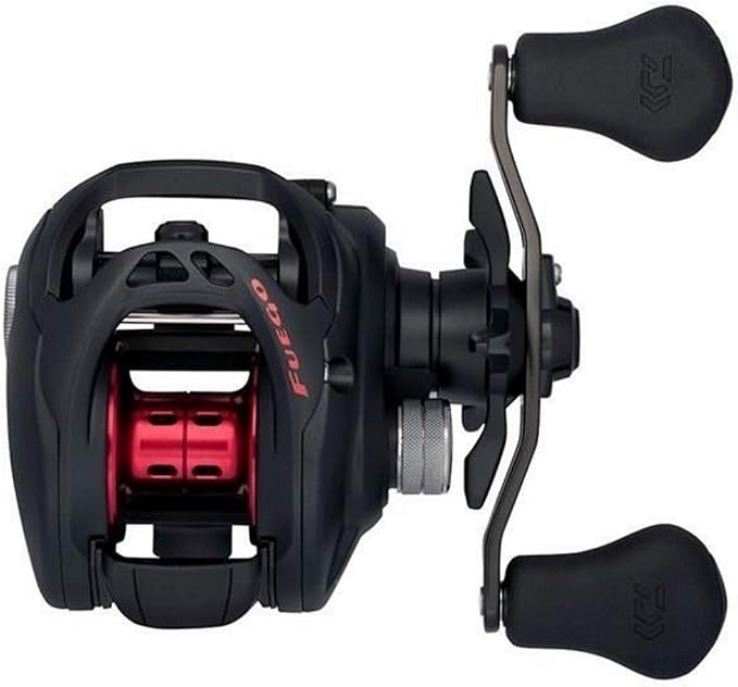 Daiwa Fuego CT Low Profile Baitcasting Reel – Aluminum CT Frame, Air Rotation System & Magforce Braking, Left/Right Hand Options