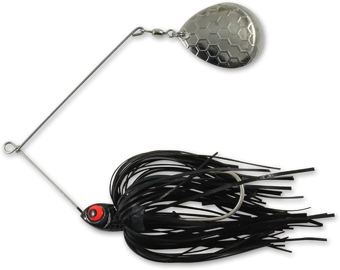 Northland Fishing Tackle Reed Runner Single Spin - Premium Spinner Baits for Freshwater - Assorted Lures for Bass, Pike, and Musky in 15 Colors & 3 Sizes