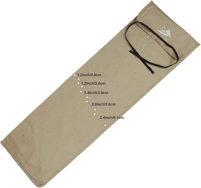 Aventik Fly Fishing Rod Bag Fishing Rod Sleeve Cover Pole Sock Glove Protector Bag Pouch with 5 Compartments