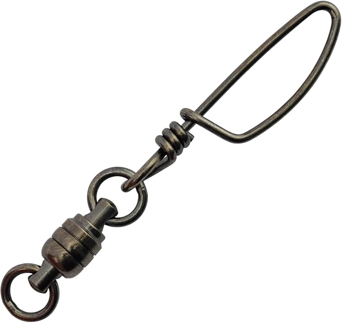 American Fishing Wire Stainless Steel Ball Bearing Snap Swivels with Double Welded Rings