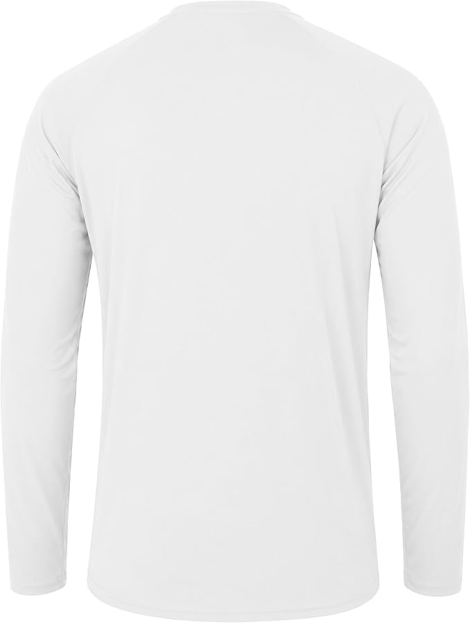 FISHEAL Men's Long Sleeve Fishing Shirts, UPF 50+ Camo Sun Protection Rash Guard, UV Shirt for Swimming Hunting Outdoor