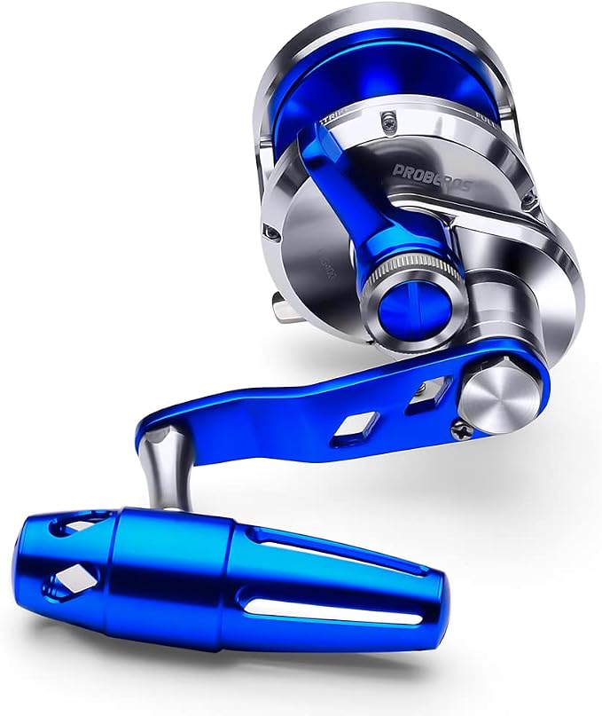 PROBEROS Conventional Reel Fishing Reels - Trolling Reel Lever Drag deep Sea Ocean Big Offshore Jigging Reels